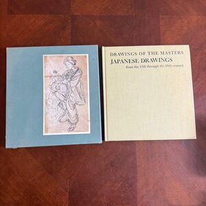 Drawings of the Masters Japanese Drawings J.R. Hillier 1965 w/ Slipcase Art Book